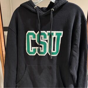 Cleveland State University hooded sweatshirt size medium. 80/20 cotton/poly.